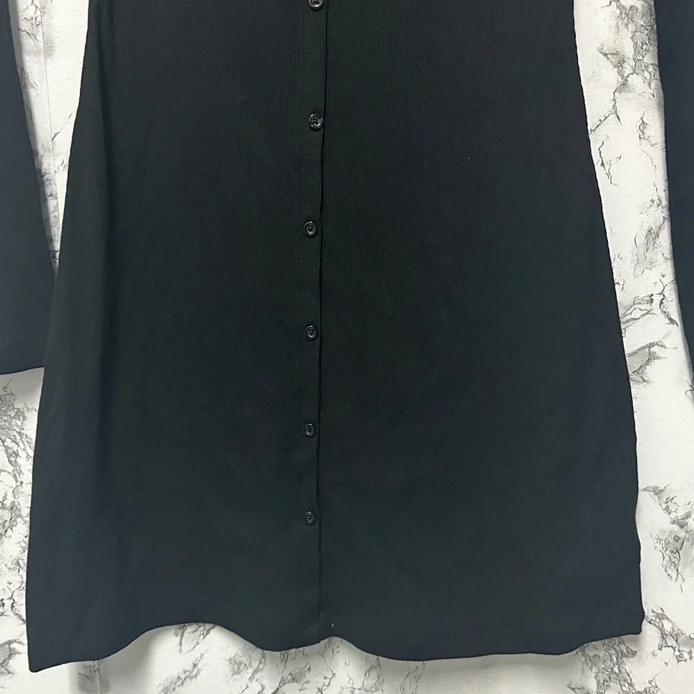 Wild Fable Women’s Black Long Sleeve Mini Bodycon Dress Size XS - Picture 7 of 12